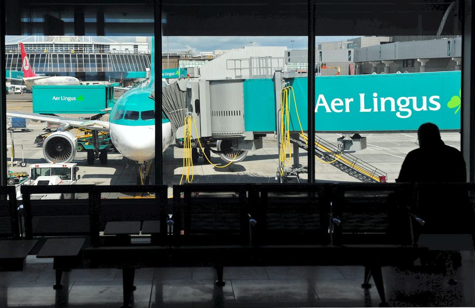 Aer Lingus Aircraft At Dublin Airport