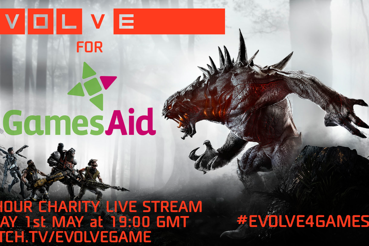 Charity monster hunting as Evolve streams for GamesAid 