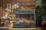 thumbnail: Cabin with wood panelling, furniture from DFS 