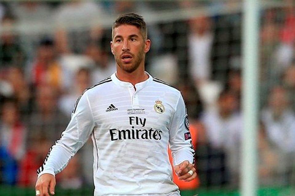 Real Madrid's Sergio Ramos