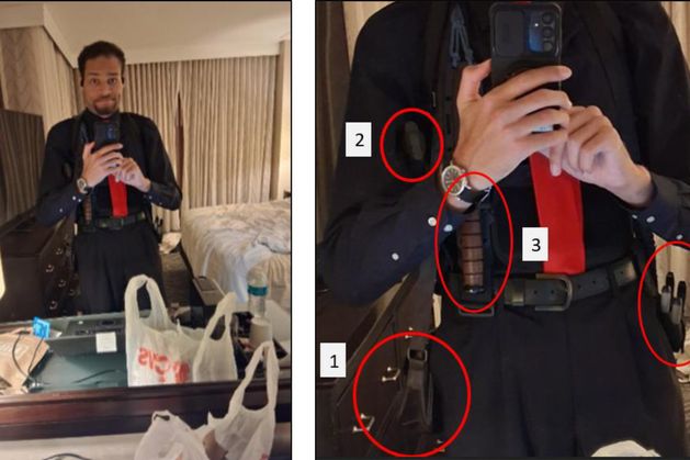 Man accused of trying to kill Trump took selfie with knife in hotel room ...