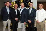 thumbnail: Cillian, Murt, Derek, Ciaran and Matthew Joyce at the Joyces 80th anniversary celebrations in the Ferrycarrig Hotel. Pic: Jim Campbell