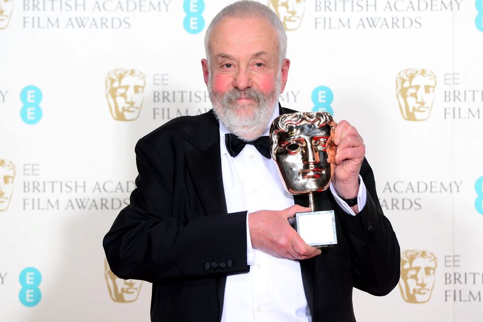 Mike Leigh with the Fellowship Award, at the EE British Academy Film Awards at the Royal Opera House, Bow Street in London. PRESS ASSOCIATION Photo. Picture date: Sunday February 8, 2015. See PA story SHOWBIZ Bafta. Photo credit should read: Dominic Lipinski/PA Wire