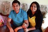thumbnail: Savita with her husband Praveen in happier days