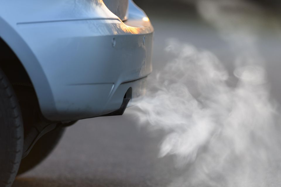 Could a backlog of NCT cases be causing an increase in the volume of cars belching out smoky fumes?