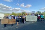 thumbnail: Members of the new North Clare Solidarity Network welcoming asylum seekers to the area