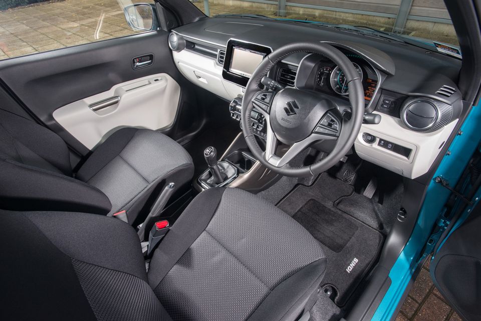 Funky details: the interior of the Suzuki Ignis