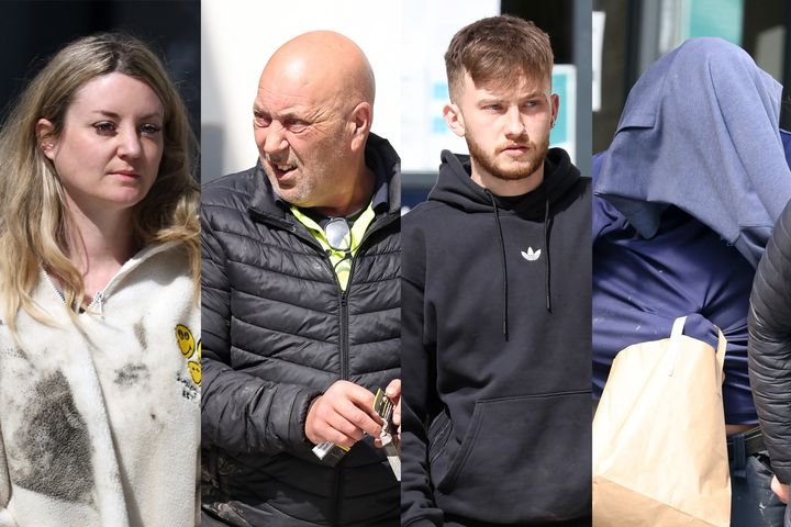 Four appear in court over anti-asylum protest at which gardaí met ‘relentless and prolonged’ violence