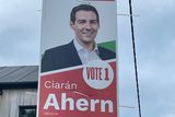 thumbnail: Election poster of Ciarán Ahern.