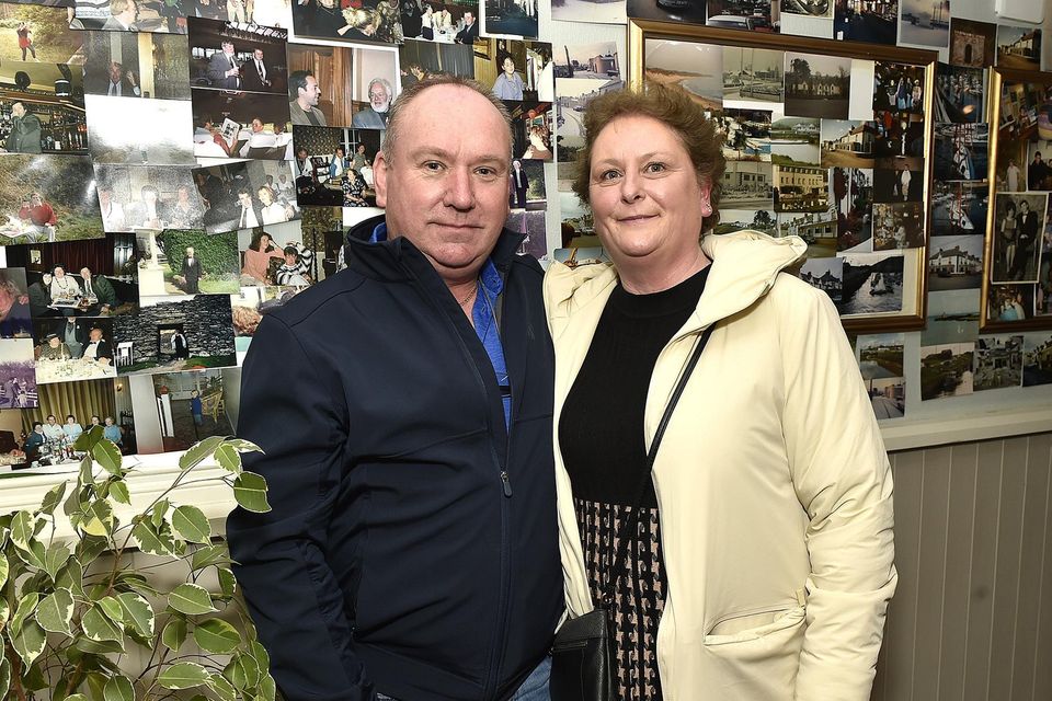 Diarmuid and Órla Dunbar attended the 'Reeling in the Years' exhibition in the Taravie Hotel, Courtown on Friday evening. Pic: Jim Campbell