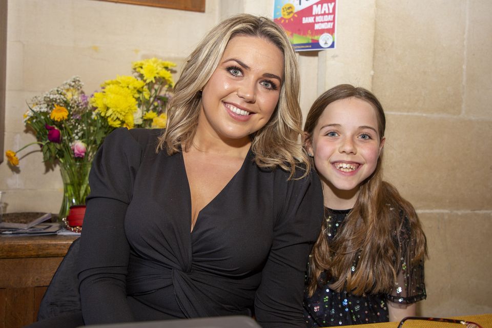 Katie Rowan and Summer O'Regan at the Canadh Le Cheile concert in St. Saviours Church, Arklow. Photo: Michael Kelly
