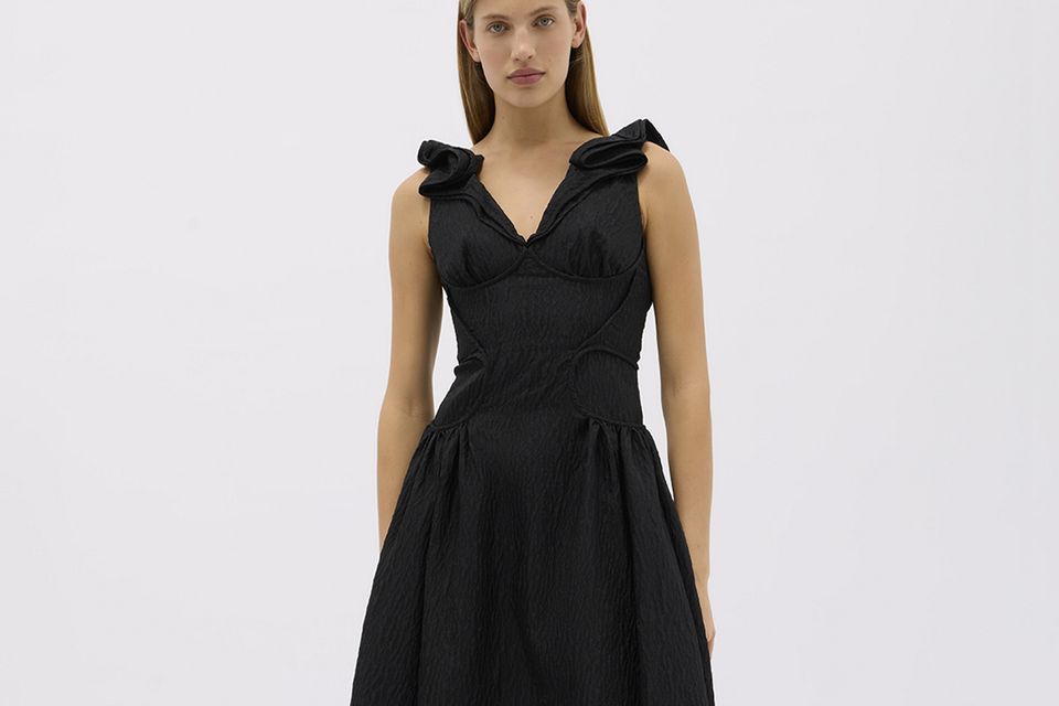 Rachel Gilbert dress, €1,095, from New Chapter boutique, Naas.