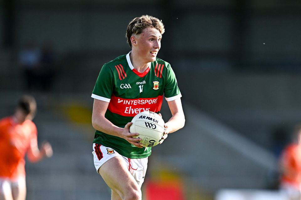 Mayo's Kobe McDonald in action against Armagh in June. Photo: Sam Barnes/Sportsfile