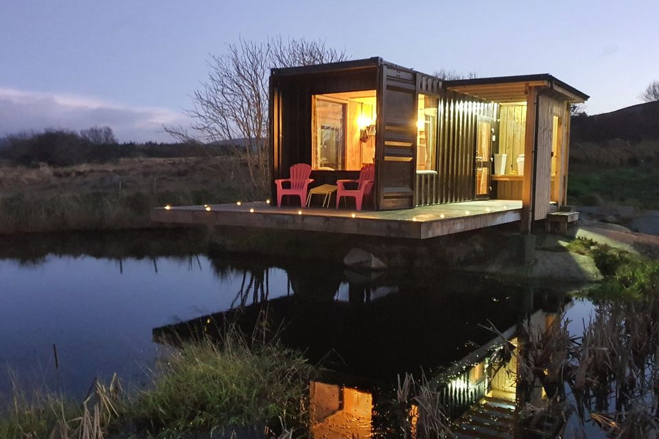 Frank the shipping container in Co Donegal