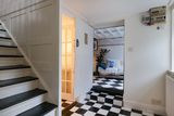 thumbnail: Black and white tiles in the converted shed