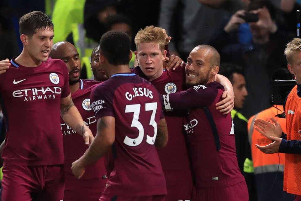 Kevin De Bruyne's strike took Manchester City back to the top