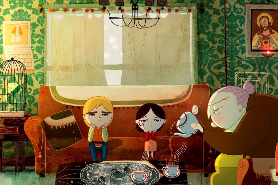 IRELAND’S CREATIVE HUB: Above, a scene from the sumptous Song of the Sea, made by Cartoon Saloon and featuring the voices of Brendan Gleeson and Fionnula Flanagan.