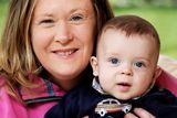thumbnail: Siobhan English with son Robert (then six months) at their Dunlavin home. Pic: Steve Humphreys