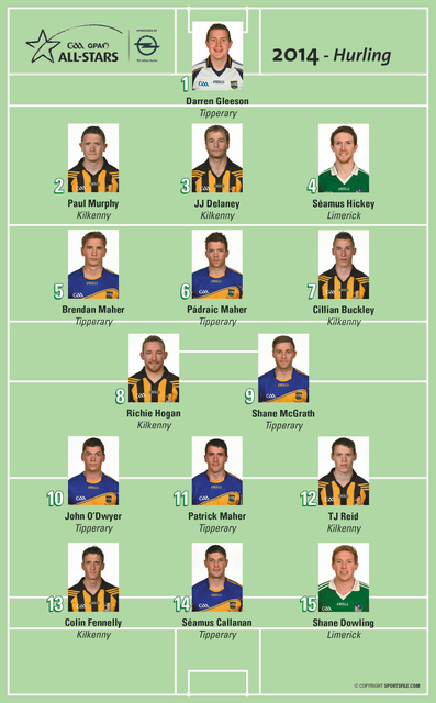 GAA GPA hurling All-stars 2014