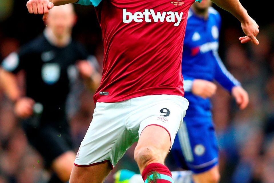 West Ham’s Andy Carroll. Photo: Getty