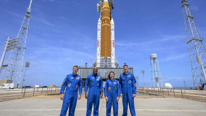 NASA’s crewed rocket lifts off to begin 10-day lunar journey – and here are the four astronauts on board