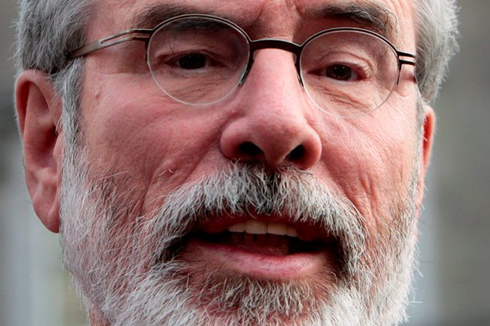 Gerry Adams is rumoured to be stepping down as leader of Sinn Fein before the general election Photo: Tom Burke