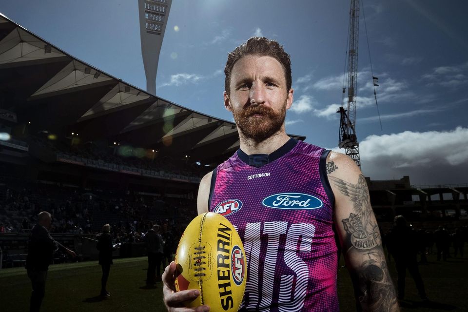 Laois wanderer: Zach Tuohy is a key man for Geelong. Photo: Getty Images