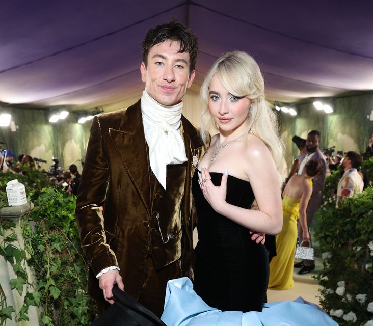 Barry Keoghan et Sabrina Carpenter au Met Gala à New York en mai dernier. Photo : Getty