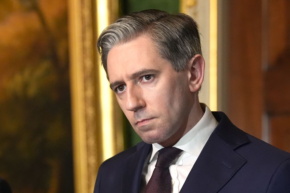 Tanaiste Simon Harris said the matter was a ‘legal position’, not a policy position (Brian Lawless/PA)