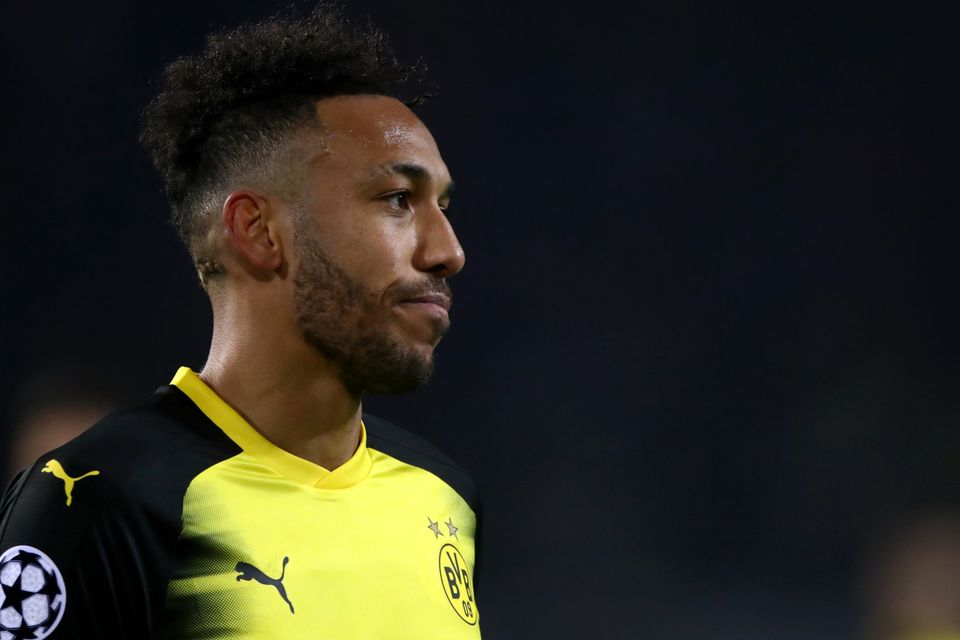 Borussia Dortmund's Pierre-Emerick Aubameyang has been linked with a move to the Premier League again