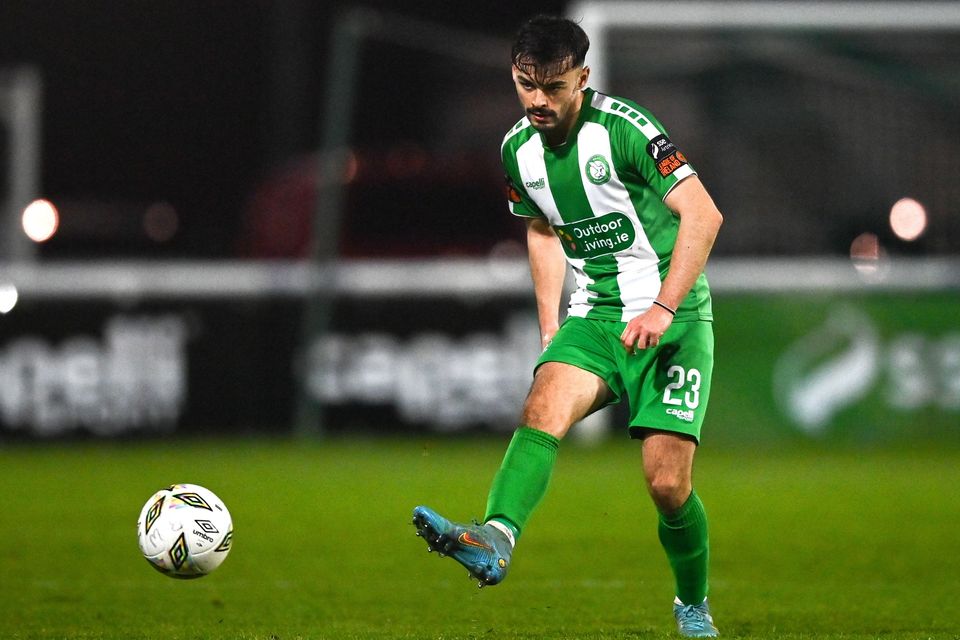 Bray's Shane Griffin was on target for the Seagulls in their game with Finn Harps at the Carlisle Grounds.