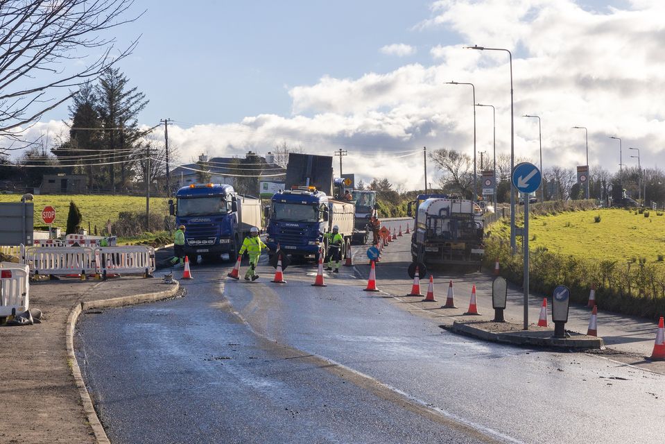 Roadworks are expected to continue for several weeks.