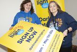 thumbnail: Josette Donnelly from Rosslare Strand and Sinead Nolan (Pieta) the launch of Darkness into Light at MJ O'Connor's building in Drinagh on Wednesday evening. Pic: Jim Campbell