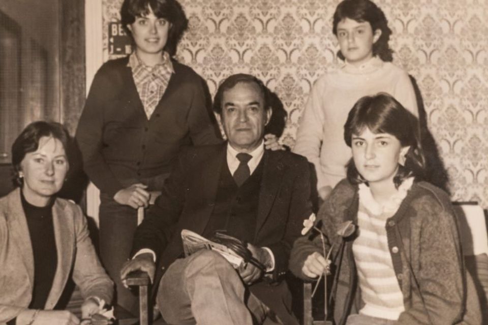 Ruben Ocana and his family pictured at the Central Hotel in Mallow. during their visit to Ireland in April, 1984.