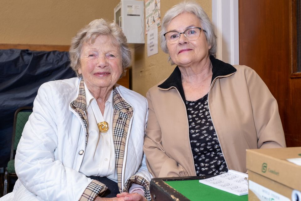 Maureen McKeown and Imelda Carroll at the Delgany ICA Guild Coffee Morning in aid of Alzheimer Society of Ireland. 