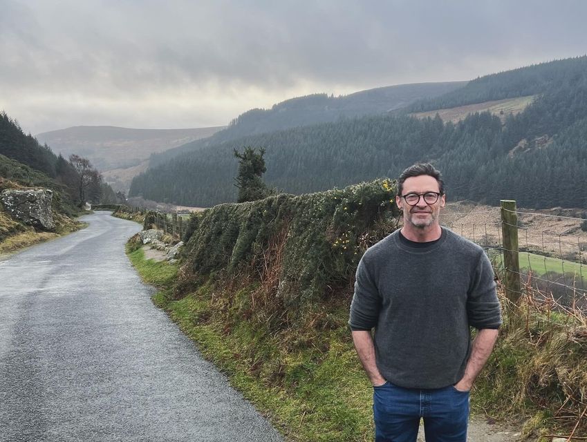 Hugh enjoys the 'Dublin'  countryside