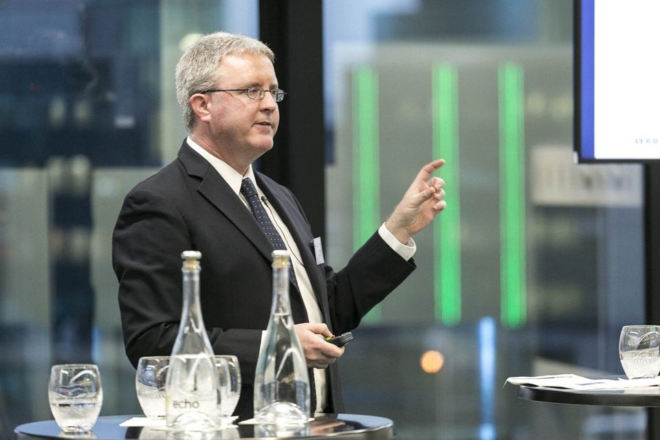 Nadir: Ulster Bank’s Simon Barry said April was the point of ‘peak stress’ for the construction sector. Photo: Paul Sherwood