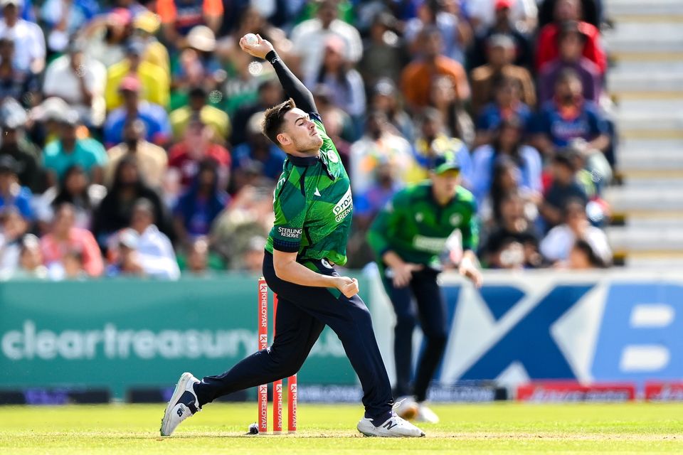 Ireland bowler Josh Little will miss the T20 International series against Pakistan. Photo: Seb Daly/Sportsfile