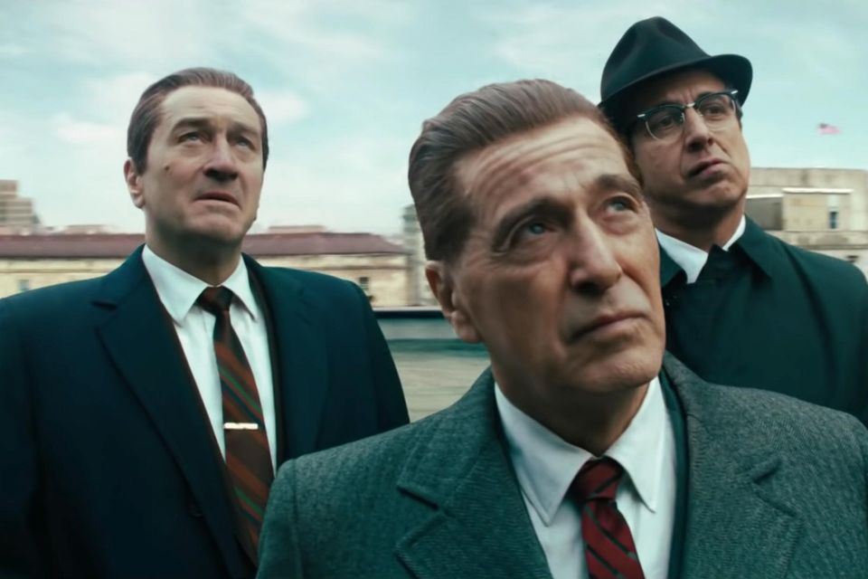 Robert De Niro with Al Pacino and Ray Romano in his new film 'The Irishman'