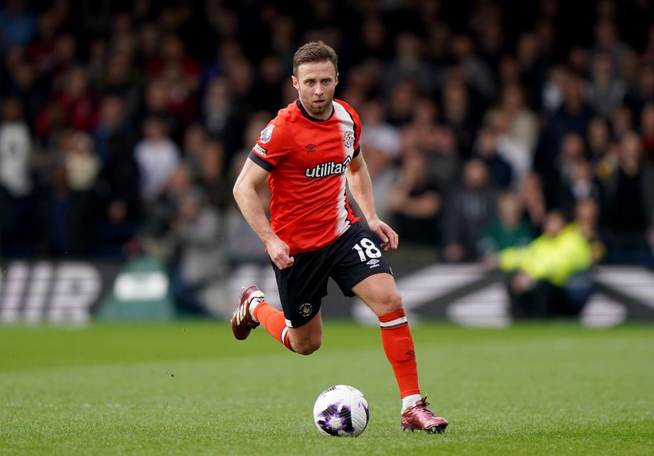 Jordan Clark equalised for Luton (Bradley Collyer/PA)