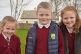 thumbnail: Happy faces all around from students at Scoil Naomh Eirc Kilmoyley as Minister for Education Norma Foley visited the school.