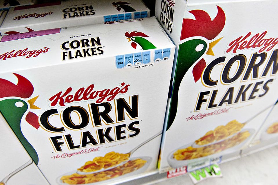 Kellogg has been based in Ireland since 2005 and employs 250 people here including its head of its European cereal business unit and a number of senior cereal functional leaders for Europe. Photo: Daniel Acker/Bloomberg via Getty Images