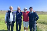 thumbnail: Des Smyth (1973 winner) pictured with former West of Ireland champions Declan Branigan (1976, ‘81), Roddy Carr (1971) and Barry Reddan (1978) last year.