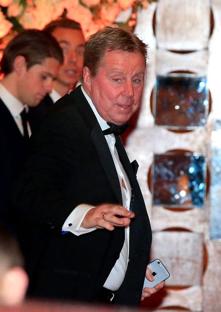 Harry Redknapp arrives at the wedding of Christine Bleakley and Frank Lampard at St Paul's Church in Knightsbridge, London