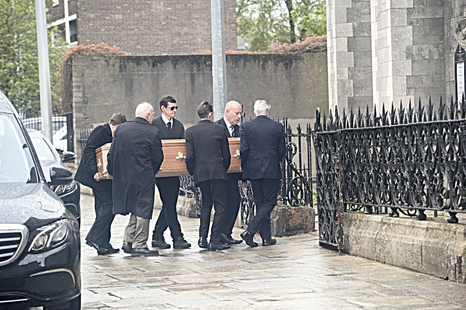The funeral of Tony Felloni took place on Dominick Street this morning