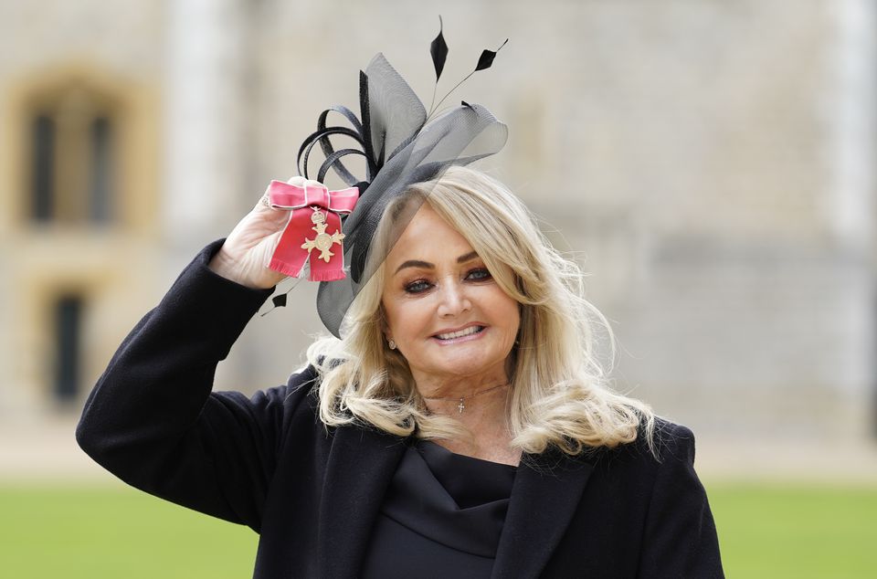 Bonnie Tyler was made an MBE for her services to music in the 2022 Queen’s Birthday Honours list (Andrew Matthews/PA)