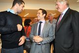 thumbnail: Rob Kearney and David Epstein at the Denis O'Brien Science Lecture