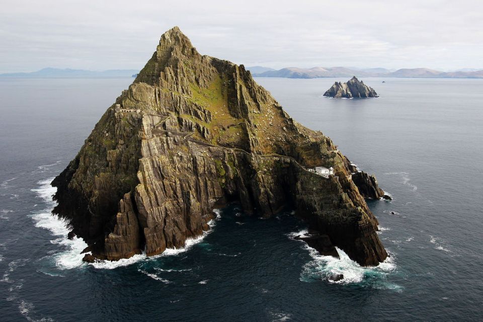 Skellig Michael lies off the Co Kerry coast. Photo: Getty