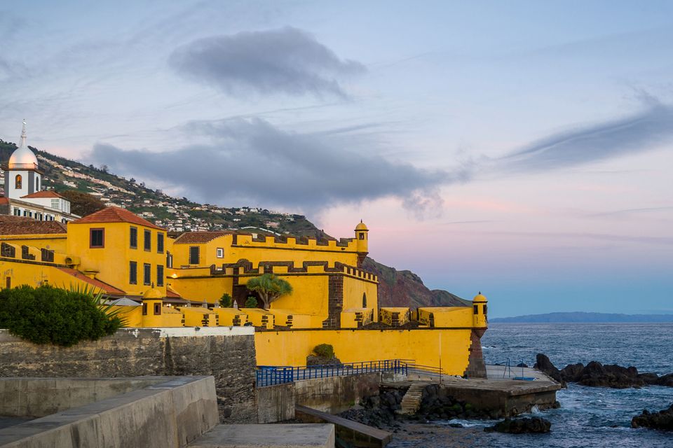 Forte de Sao Tiago at sunset, in Funchal. Madeira. iStock/PA.