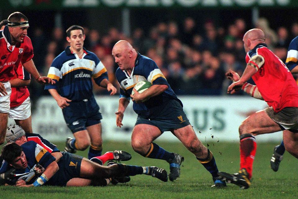 Gary Halpin in action for Leinster during a Guinness Interprovincial Championship match against Munster at Donnybrook Stadium back in November 2000. Photo: Brendan Moran/Sportsfile